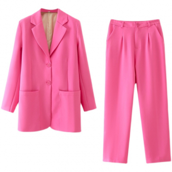 Костюм пиджак прямой спереди 2 вытачки + брюки прямые