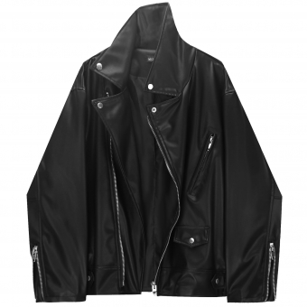 Куртка косуха эко-кожа oversize MSHI CLUB