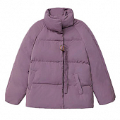 Картинка Куртка дутая ворот стойка рукав реглан хлястик с пряжкой на груди от магазина LonnaMag