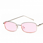 картинка Очки прямоугольные в тонкой металл оправе от магазина LonnaMag