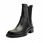 картинка Ботинки челси толстый каблук по бокам резинки+заклепки от магазина LonnaMag