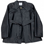 Картинка Куртка жакет эко-кожа 1 золотая застежка + пояс от магазина LonnaMag