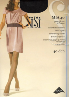 Mia 40 (Sisi) эластичные прозрачные колготки с шортиками без ластовицы