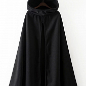 Картинка Плащ-накидка без застежек с капюшоном от магазина LonnaMag