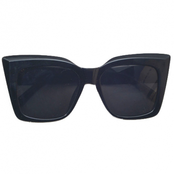 Очки солнечные квадрат вытянут сверху пластик оправа + широкие дужки