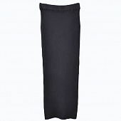 Картинка Юбка макси трикотаж в рубчик (черная) от магазина LonnaMag