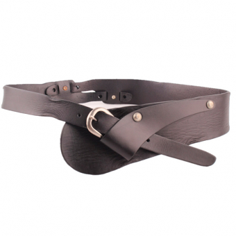 Ремень кожаный в стиле вестерн