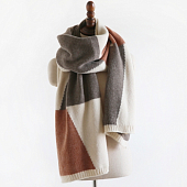 картинка Вязаный шарф колорблок от магазина LonnaMag