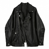 Картинка Куртка косуха натур.кожа oversize очень широкая от магазина LonnaMag