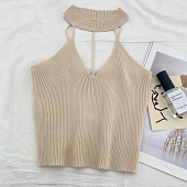 Картинка Топ трикотаж 3 полоски к чокеру от магазина LonnaMag