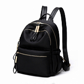 картинка Рюкзак из нейлона с золотистыми молниями от магазина LonnaMag