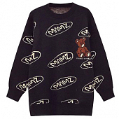 Картинка Свитер коричневый медведь X X на глазах надписи от магазина LonnaMag