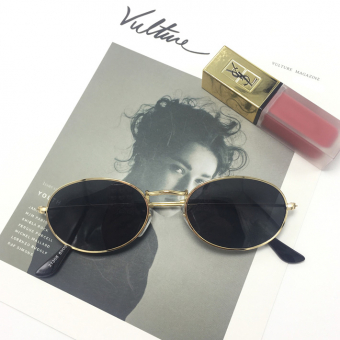 Очки солнцезащитные овальные переносица сверху