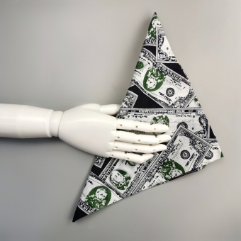 Бандана принт деньги купюры доллары