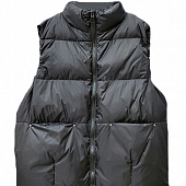 Картинка Жилет дутый на молнии прорезные карманы маленькие круглые металл клепки от магазина LonnaMag