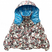 Картинка Куртка oversize принт розовые цветы от магазина LonnaMag