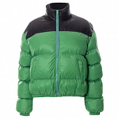 Картинка Куртка пуховик короткий объемный дутый два цвета на рукавах резинки от магазина LonnaMag
