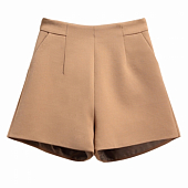 Картинка Шорты плотный шифон две вытачки на поясе от магазина LonnaMag