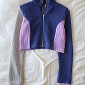 Картинка Толстовка на молнии велюровая ткань колоблок от магазина LonnaMag