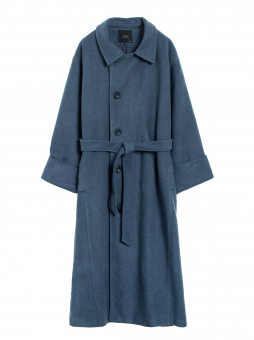 Пальто шерстяное с поясом 2 цвета