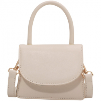 Сумка мини кросс боди однотон короткая ручка + длинный ремешок