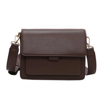 Сумка crossbody из кожзаменителя с прямоугольными акцентами