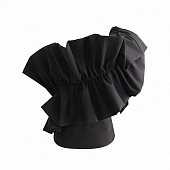 Картинка Топ на одно плечо большая полоса-рюша драпировка от магазина LonnaMag