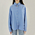 Картинка Рубашка oversize светло-синяя белые пуговицы от магазина LonnaMag