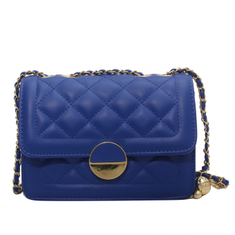 Сумка мешок в стразах регулируемая цепь с бусинами на конце