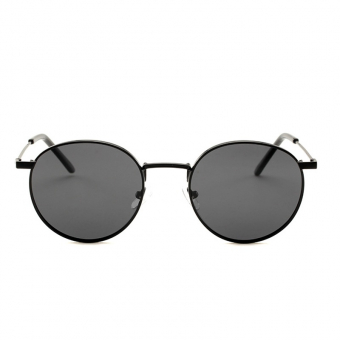 Простые очки в металлической оправе минимализм