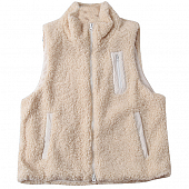 Картинка Жилет бежевый плюш 3 кармана от магазина LonnaMag