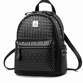 картинка Рюкзак кожзам плетеный различные клепки от магазина LonnaMag