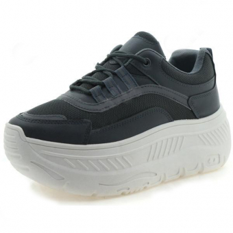 Кроссовки SAIMO высокая белая платформа с узором