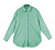 Картинка Рубашка широкая белые пуговицы 1 карман (грудь 132 см) от магазина LonnaMag