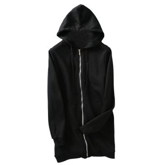 Платье толстовка на молнии флис капюшон карман кенгуру