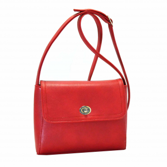 Сумка crossbody жесткой формы клапан замок-вертушка