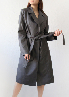 Тренч плащ (Россия) 1 пуговица