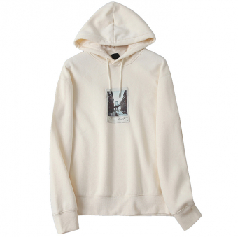 Худи флис капюшон принт фоторафия kodak пейзаж