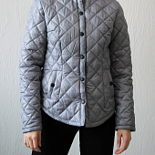 Картинка Куртка легкая стеганная ромбами низ клеш от магазина LonnaMag