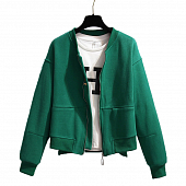 Картинка Бомбер ворот стойка однотон 2 расцветки от магазина LonnaMag