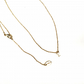 картинка Кулон Буква Английский алфавит на цепочке - Т от магазина LonnaMag