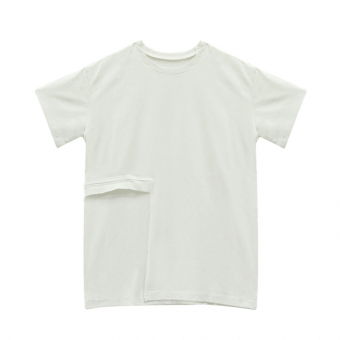 Футболка вырез сбоку от середины