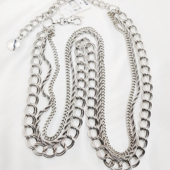 Пояс цепь 3 вида плетения