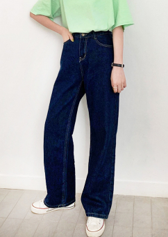 Джинсы прямые оверсайз miss sumey