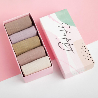 Носки женские полосы однотон 