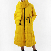 Картинка Длинный приталенный пуховик + дутый шарф от магазина LonnaMag