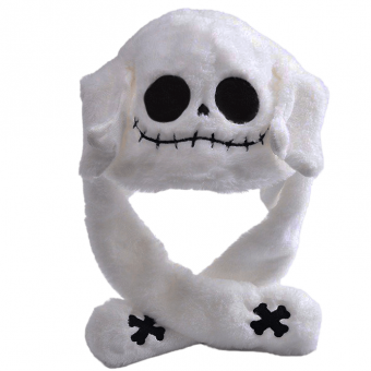 Шапка с двигающимися ушками - Скелет Джек