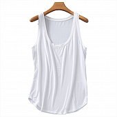 Картинка Майка свободная с круглым вырезом однотон от магазина LonnaMag