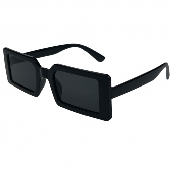 Очки солнцезащитные прямоугольные широкая цельная пластик оправа