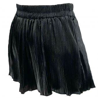 Шорты мини блестящая гафре ткань талия на резинке